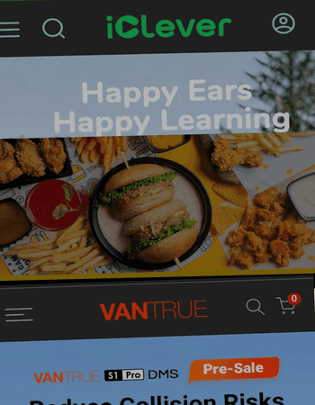 Brand partners: iCLEVER, BURGER, VANTRUE