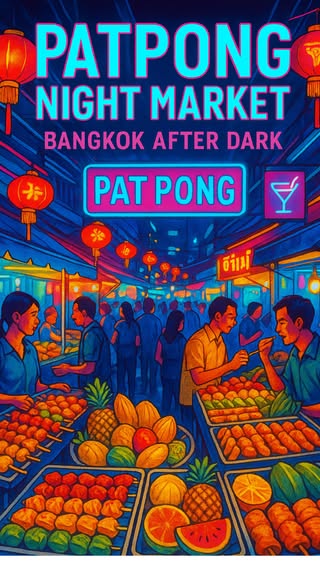 Dive into the electric atmosphere of Patpong Night Market in Bangkok! This legendary spot is a sensory overload of neon lights, bustling stalls, and incredible street food. From trendy clothes and unique souvenirs to delicious Thai snacks, you ll find it all here. Sharpen your bargaining skills and get ready for a night of exploration and fun! Would you dare to explore Patpong after dark? Let us know in the comments! #PatpongNightMarket #BangkokNights #ThailandTravel #NightMarketVibes #ExploreBangkok #StreetFood #Shopping #BangkokLife #Thailand #Travel #NightMarket #SeeThailand #ExploreThailand #TravelAsia #Asia #Vacation #Wanderlust #InstaTravel #TravelGram #Bangkok #ThailandAdventures