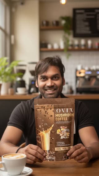 Upgrade your #morningritual with a cup that truly cares for your focus, your gut, and your peace of mind. Meet OVIA Mushroom Coffee, where 10 powerful adaptogenic mushrooms (like Lion s Mane, Reishi Cordyceps) team up with USDA-organic Arabica for a smooth, low-caffeine brew. Just 48 mg of caffeine so you get clean energy, heightened focus, gut support, and immunity, all without the jitters. Tap into wellness you can sip. #FeelTheDifference #OVIAMushroomCoffee #MushroomCoffee #CleanEnergy #FocusAndCalm #GutHealth #ImmuneSupport #LowCaffeine #Vegan #SugarFree #Adaptogens #WellnessRoutine