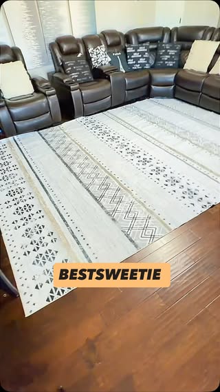 Cozy vibes unlocked with the BESTSWEETIE washable 8x10 rug! Neutral Moroccan pattern with green brown accents, soft low pile, and non-slip perfect for kids, pets, and everyday living. Watch how this BESTSWEETIE piece ties the whole room together. Shop it here https a.co d 8Kw2y0E #bestsweetie #BESTSWEETIE #homedecor #livingroomdecor #arearug #washablerug #neutraldecor #moroccanstyle #farmhousestyle #cozyhome #interiordesign #amazonhome #amazonfinds #greendecor #brownandgreen #lowpile #nonslip #petfriendlyhome #kidfriendly #rugs #entrywaydecor #bedroomdecor #diningroomdecor #kitchendecor #homeinspo