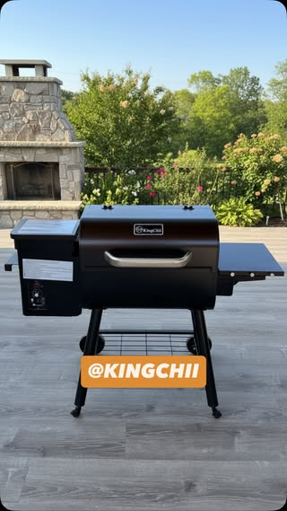 Set it, forget it, crush it. The KingChii Pellet Grill Smoker with PID temp control keeps temps rock-steady for perfect bark and juicy centers every time. 456 sq.in of cooking space, a handy side shelf, and that rugged brown finish ready for patio hangs, camping weekends, and everything in between. What s the first thing you re throwing on? Shop here https www.walmart.com ip 15294558360?sid 9f1ac60f-9e0e-4e4f-960f-31ab86f9e7ea #KingChii #PelletGrill #PelletSmoker #PIDControl #OutdoorCooking #BBQLife #BackyardBBQ #GrillingSeason #SmokedMeat #GrillLife #PatioGrill #CampingCooking #LowAndSlow #HotAndFast #MeatLovers