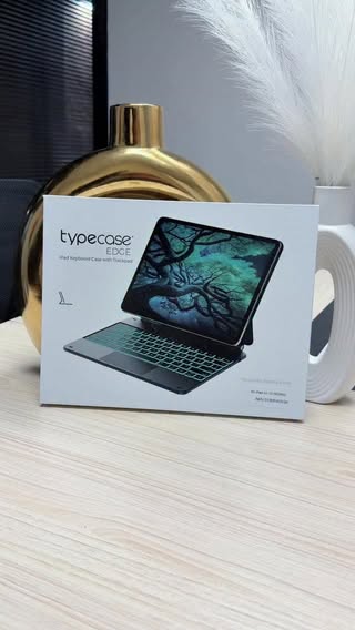 Upgrade your iPad into a real laptop with the Typecase Edge magic keyboard. From school notes to work projects and creative edits, this floating magnetic design gives you the perfect viewing angle, a smooth laptop style keyboard, and a precise trackpad for fast, comfortable typing anywhere. The eleven color backlight, strong magnetic clasp, Apple Pencil holder, and long lasting battery make it a must have setup for students, creators, and professionals who want power and portability in one sleek package. Follow @Typecase official for more iPad setups and accessories. #Typecase #iPadKeyboard #iPadPro #iPadAir #iPadSetup