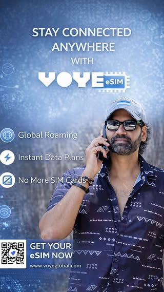 Stay connected anywhere with VOYE Global eSIM fast setup, reliable data, and coverage that travels with you. Get started today and enjoy 100MB for free to kickstart your journey! Tap the link in bio to grab yours https voyeglobalconnectivity.pxf.io Z65AmQ #VOYEGlobal #VOYE #eSIM #TravelESIM #InternationalESIM
