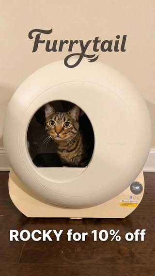 Finally upgraded my cat s litter situation and honestly... why did I wait so long? The @furrytail official Automatic Litter Box Pro handles everything self-cleaning, odor control, and I barely have to think about it anymore. My cat took to it immediately and I get to skip the daily scooping. Win-win. If you ve been on the fence about an automatic litter box, this is the one. Link https furrytail.com Use code ROCKY for 10 off. #ad #furrytail #automaticlitterbox #cathack #catmom catowner catsofinstagram pettech smarthome catlife litterbox catessentials petparent catcare cleancat