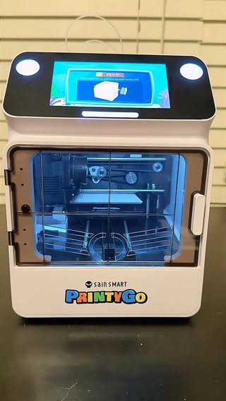 Unboxing the future of play! We just got our hands on the SainSmart PrintyGo and it s a total game changer for creative kids. It comes pre-assembled, so we were printing in minutes. From tiny astronauts to fairy tale castles, the 1500 built-in models make it so easy for beginners to start their 3D printing journey. STEM learning just got a whole lot more fun! #3DPrinting #SainSmart #PrintyGo #STEMEducation #TechForKids
