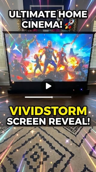 The easiest home theater upgrade ever. No drilling, no mounting, no installation. Just place it on the floor, press a button, and watch the screen rise. Vividstorm floor rising projector screen turned my living room into a cinema in minutes. Movie nights just hit different now Link in bio to get yours. Use this discount code ESPD3FF to enjoy an extra 3 off. #vividstorm #projectorscreen #hometheater #movienight #homecinema projector floorrisingscreen techreview livingroomdecor hometheatresetup unboxing techlover movielover amazonfinds homeupgrade reelsviral projectorsetup cinemalover techtok interiorinspo