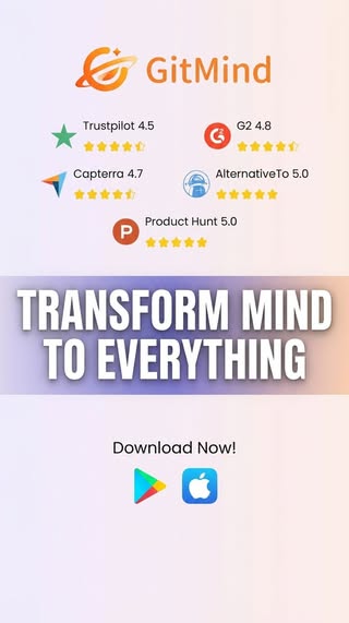 This AI app just replaced 5 tools in my workflow Meet GitMind your AI second brain that turns chaos into clarity. Drop a YouTube video instant summary Upload a PDF visual mind map Record audio organized notes Whether you re planning, learning, or brainstorming it structures your thoughts so nothing gets lost. 10M people already use it. Link in bio to try free #GitMind #AITools #ProductivityHack #MindMapping #SecondBrain AIApp StudyWithMe ContentCreatorTools WorkSmarter TechReview AIProductivity DigitalOrganization BrainDump NoteTaking StudyTok AppReview ProductivityTips AIHacks CreatorEconomy TechTok