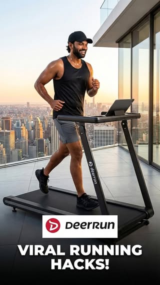 My home gym just leveled up This treadmill has 15 auto incline, hits 11.3 mph, and folds flat when I m done. The app lets you race people worldwide and play 3D running games actually makes cardio fun. Use code rocky12 for 12 off Link in bio to shop @deerrun official #deerrun #deerrunclub #HomeTreadmill #HomeGym #FitnessEquipment