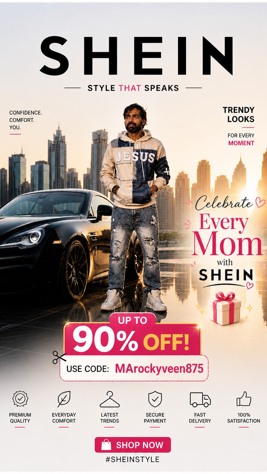 Download the SHEIN app, shop SHEIN by searching ES4WJ  and use  MArockyveen875 for Up to 90% OFF!  Celebrate Every Mom with SHEIN !🎁✨

@sheinofficial @shein_us 

#SHEINMothersDay #SHEINsaveinstyle  #ad

Store Name:DIANCHENAN
🆔 323397788
🔗 https://shein.top/o3u1a0b
Store Name:KUQI11
🆔 329644979
🔗 https://shein.top/hy80n73
Store Name:Manfinity EMRG
🆔 352135056
🔗 https://shein.top/e6ly7dh
Store Name:Krometka
🆔 378728275
🔗 https://shein.top/lkvh3ou
Store Name:Manfinity Homme
🆔 405010054
🔗 https://shein.top/r1offpp
Store Name:Manfinity Homme
🆔 405009978
🔗 https://shein.top/kfg1h5z
Store Name:Manfinity Dauomo
🆔 364215456
🔗 https://shein.top/om0y11d
Store Name:KINAWA
🆔 327476523
🔗 https://shein.top/q4lokcv
Store Name:Camvyn
🆔 366495007
🔗 https://shein.top/o3u1498
Store Name:WesternStyleMen’s
🆔 397100941
🔗 https://shein.top/vqd8pxx