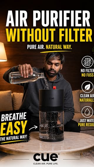 I ve spent HUNDREDS on air purifier filters over the years Then I found this the CUE Air Washer uses WATER instead of filters to clean your air. Inspired by rain Why it hits different Water spins into a 360 curtain washes dust out of the air 0 filter cost ever No plastic waste, no chemicals Purifier humidifier in one Just rinse the tray in your sink It s live on Kickstarter right now 350K funded 1,000 backers 50 off early bird Less than 20 days left Link pinned in comments #cue #cueairwasher #kickstarter #washyourAir @cue.airwasher