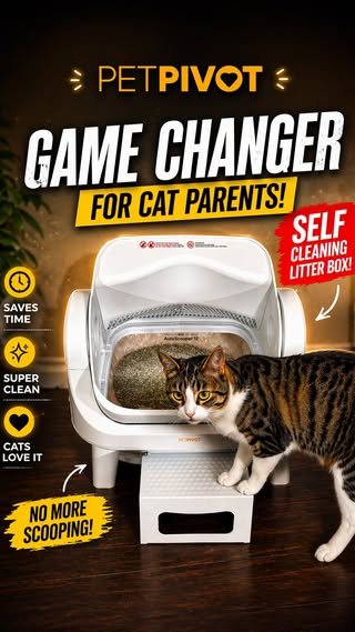 POV you haven t scooped a litter box in weeks The @PetPivot AutoScooper 12 Lite quietly cleans itself after every use no app, no Wi-Fi, no subscription. Just plug it in and walk away. Why my cats approved Open-top design (no scary enclosed dome) Quiet cycle that doesn t spook them Sensors pause instantly if they jump back in Built for multi-cat homes 90-day in-home trial Use code PIVOTNOW for 10 OFF Link in bio or tap the tag #petpivot #autoscooper12 #catlitterbox #catsofinstagram #catmom automaticlitterbox pettech cattok multicathousehold